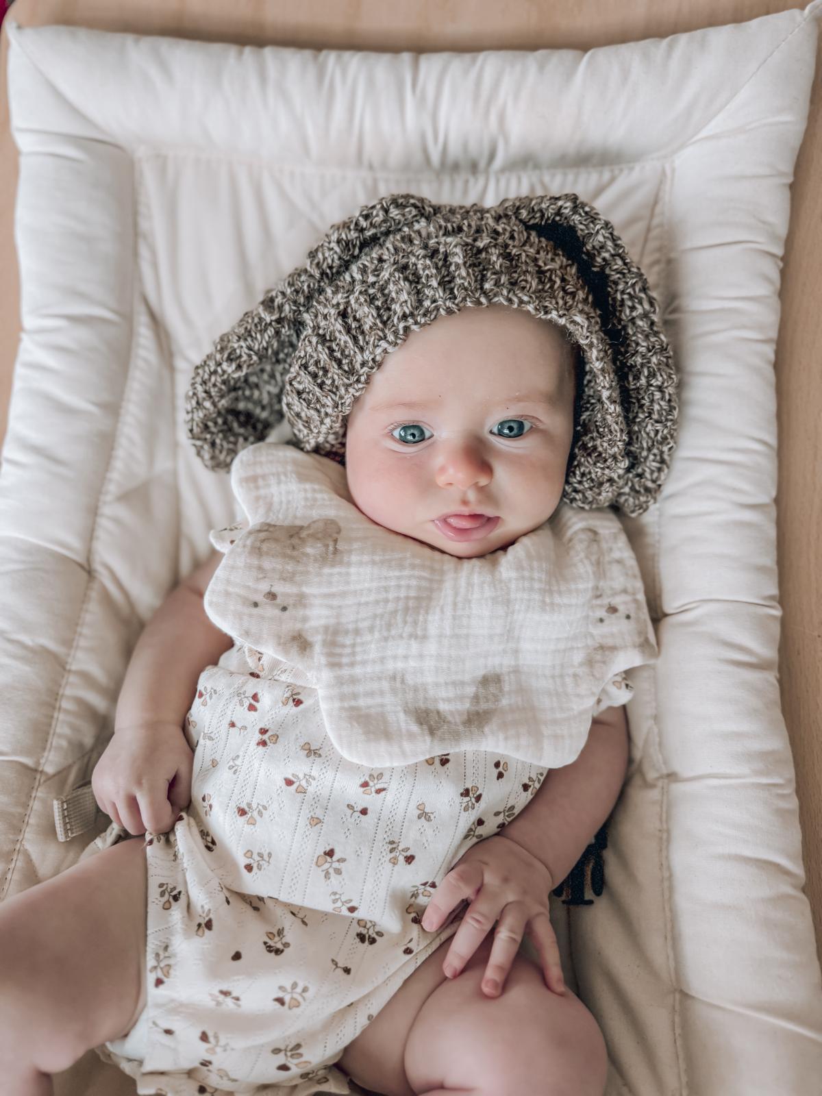 Sleeveless Organic Cotton Bubble Romper Spring
