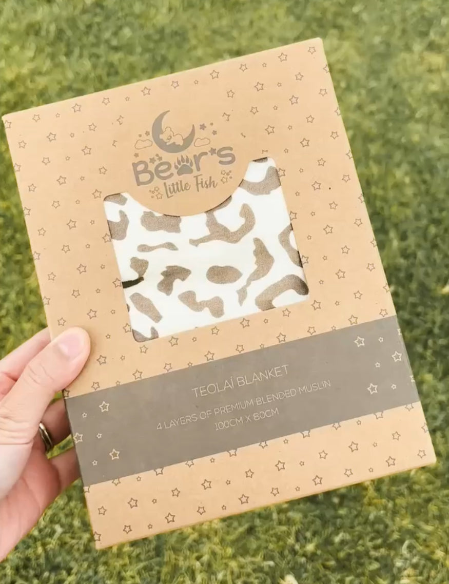 Teolaí Muslin Blanket - Leopard