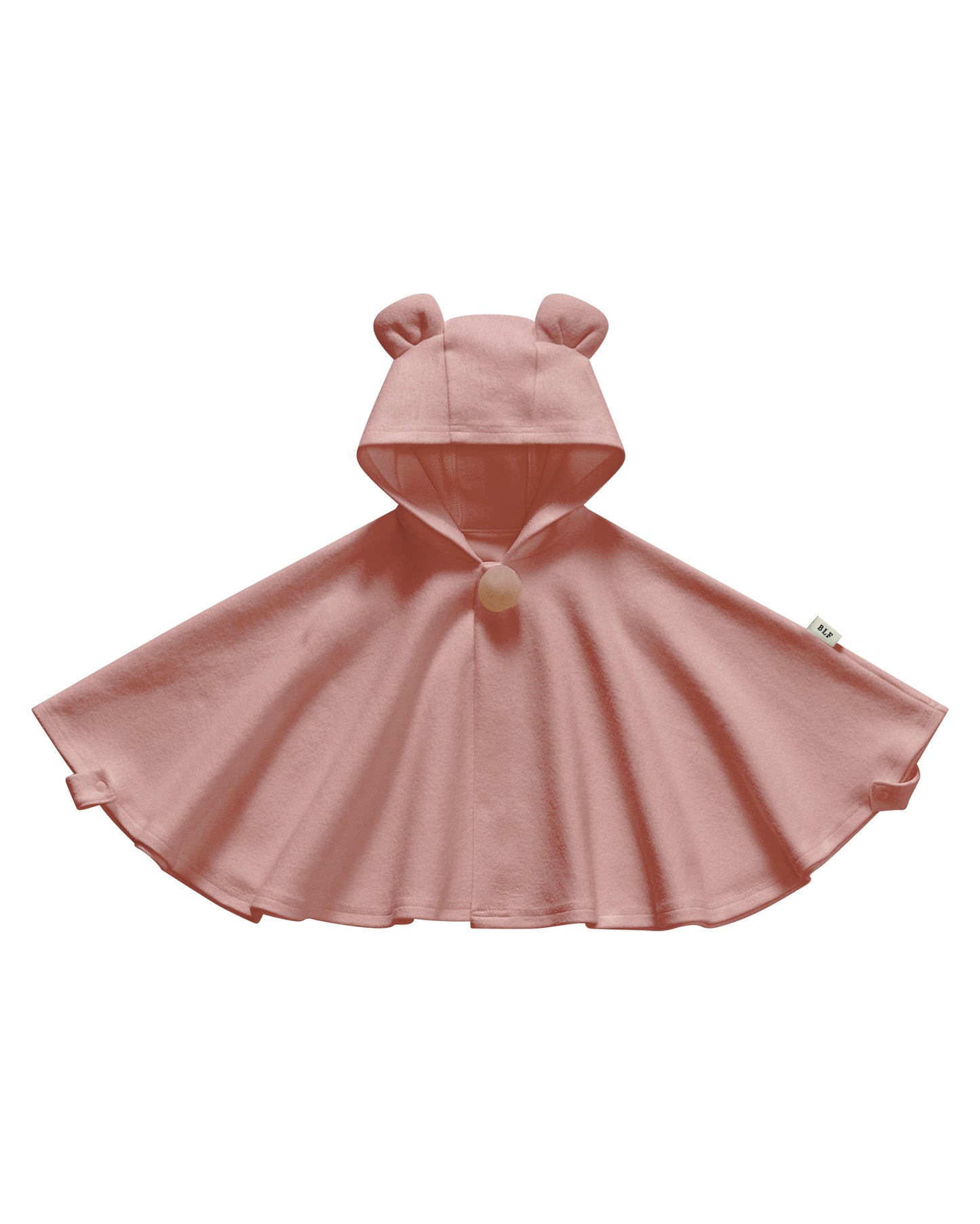 Teddy Cape (Organic Cotton Fleece - Berry)
