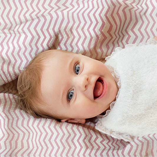 3-Pack Moses Basket Sheets (Pink)