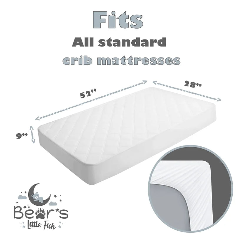 Bamboo Mattress Protector (Cot Bed)