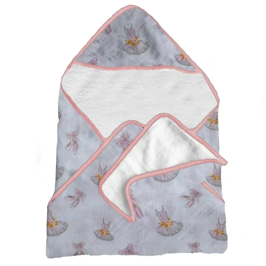 Bamboo Muslin Hooded Towel Set - Dancer