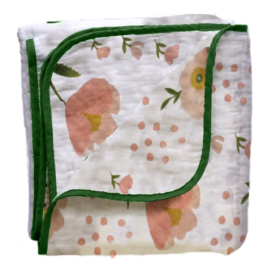 First Year Muslin Blanket - Summer Florals