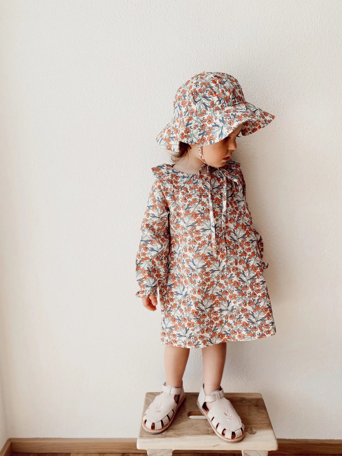 Frilled Dress - Poppy