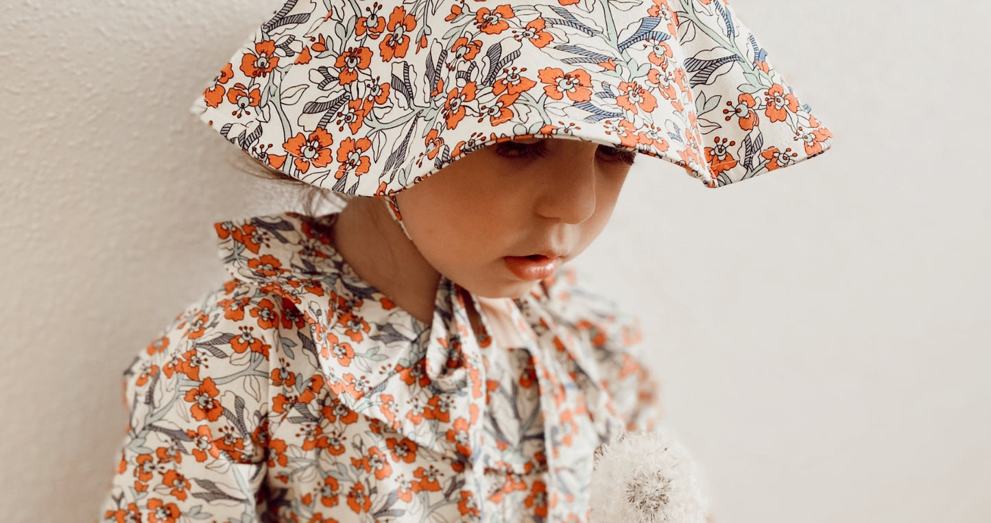 Frilled Dress - Poppy