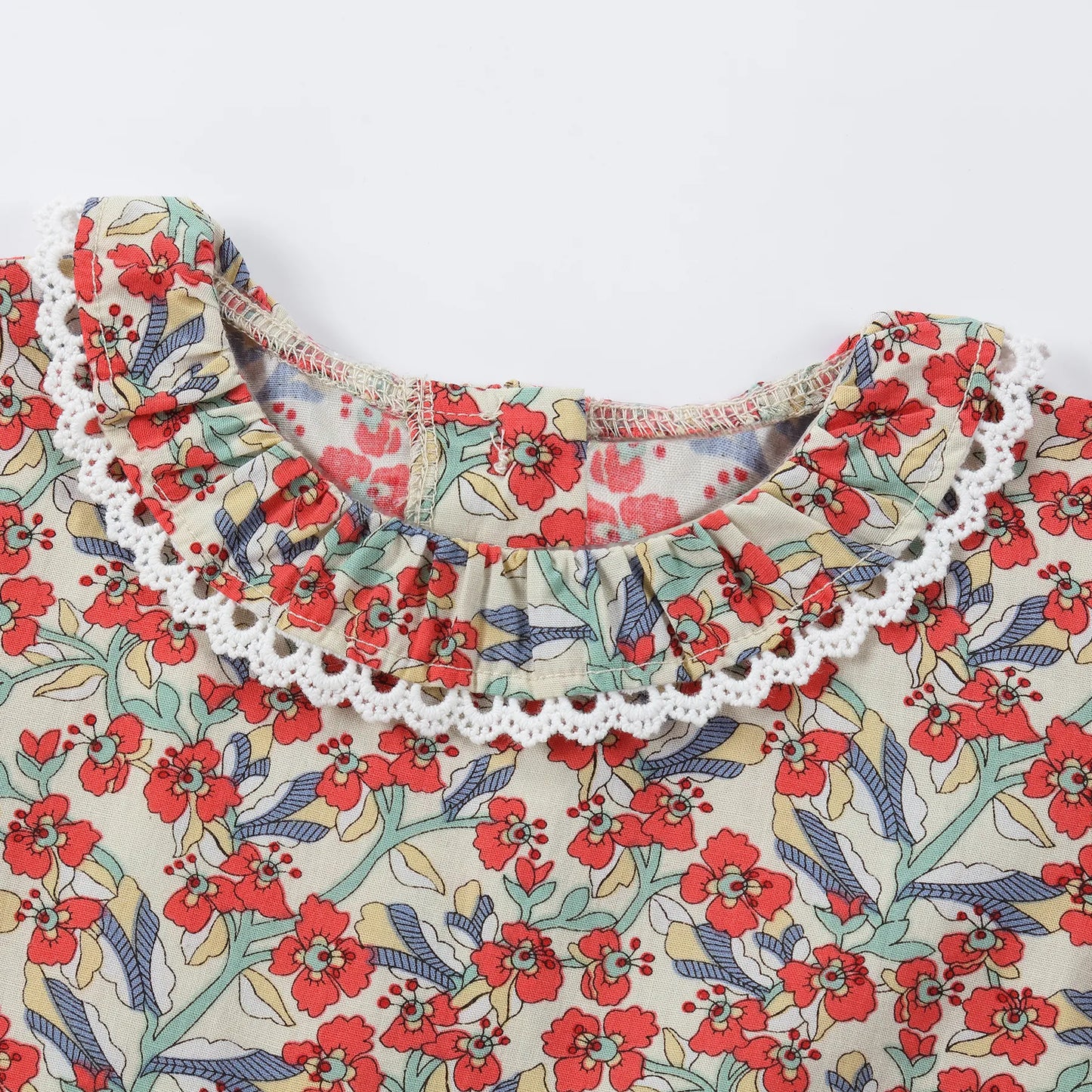 Frilled Dress - Poppy