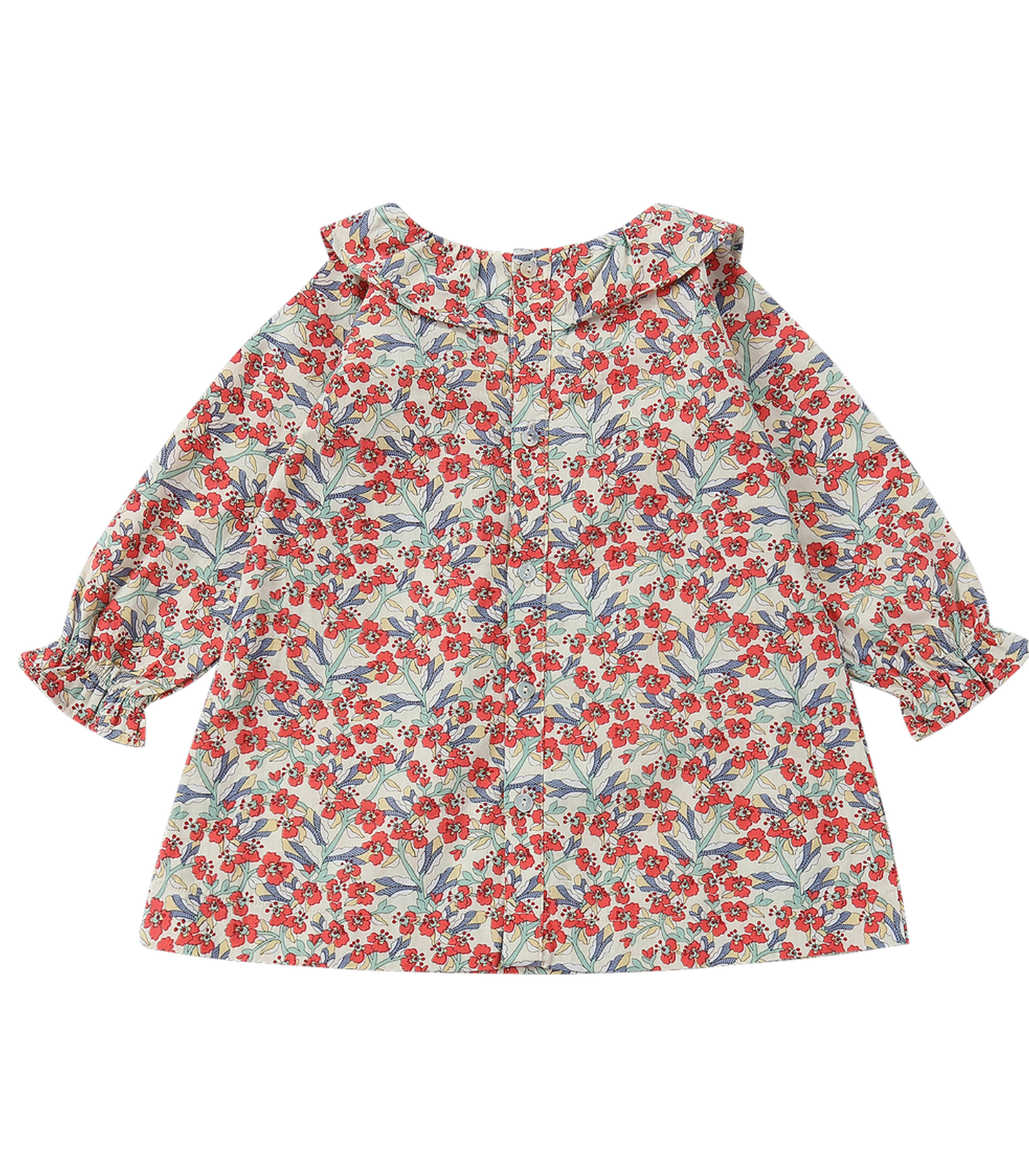 Frilled Dress - Poppy