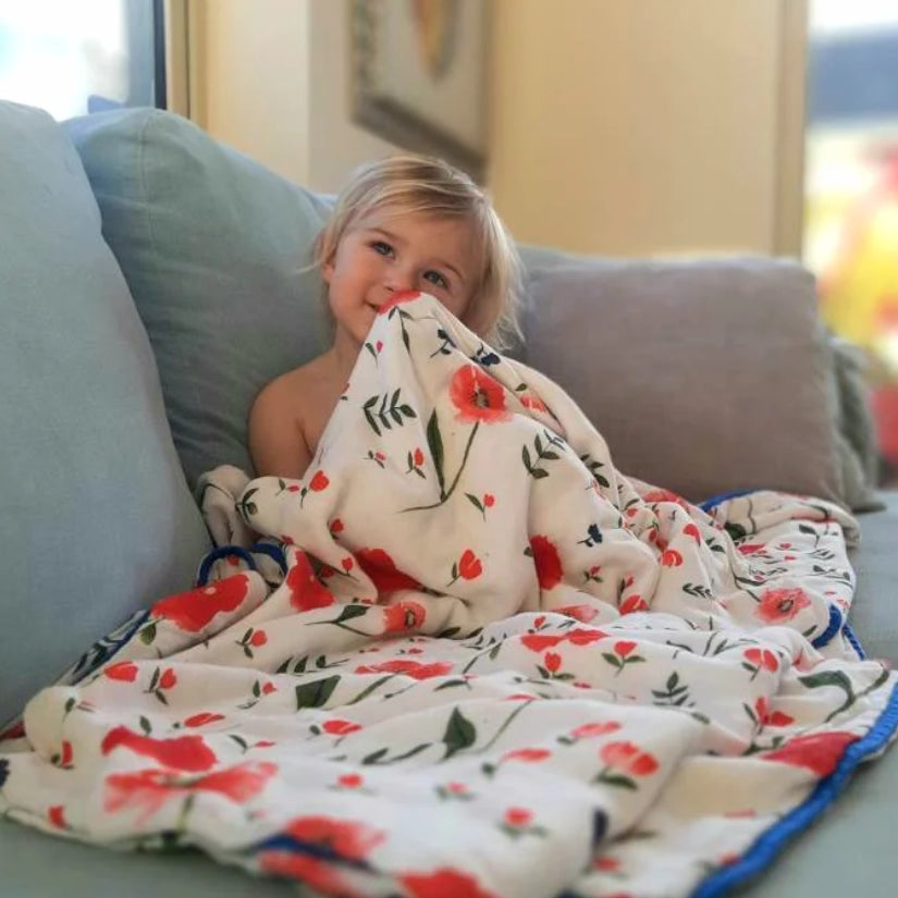 Grow With Me Muslin Blanket - Wild Flowers