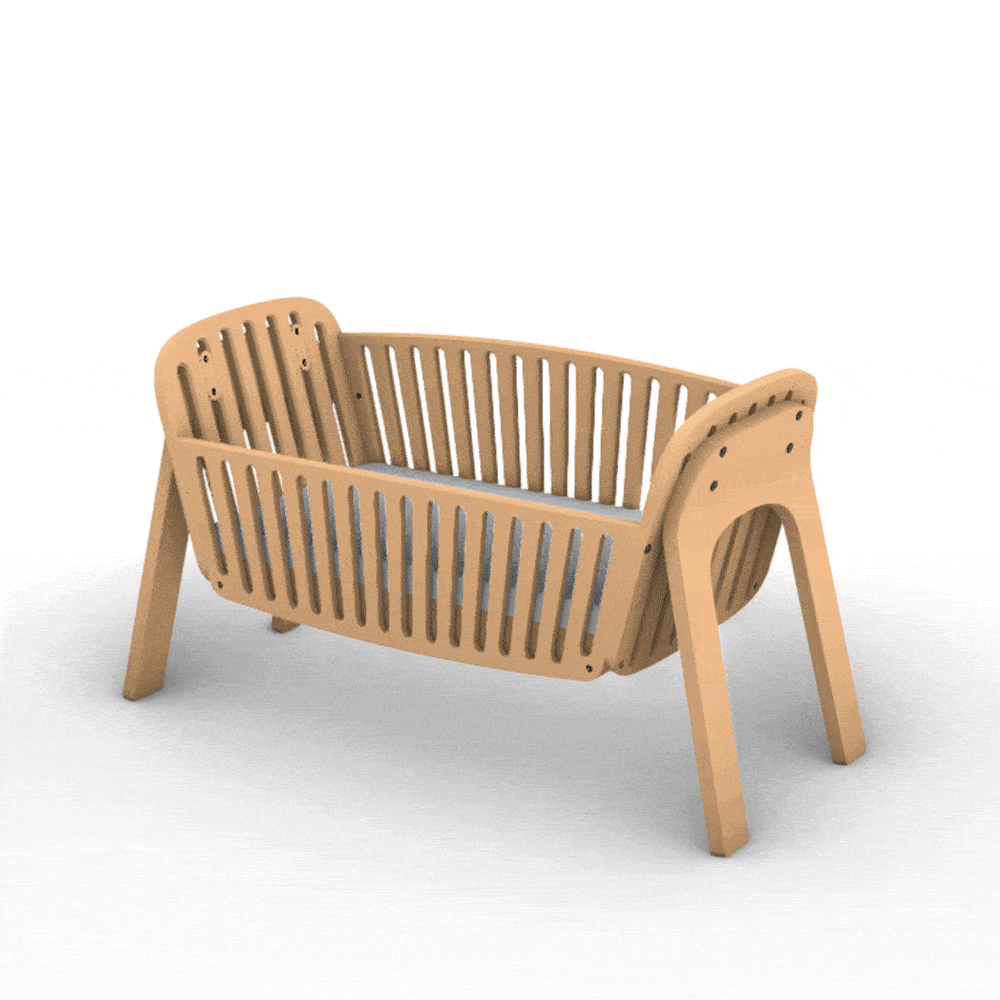 KODO - Bedside Crib and Bench Seat