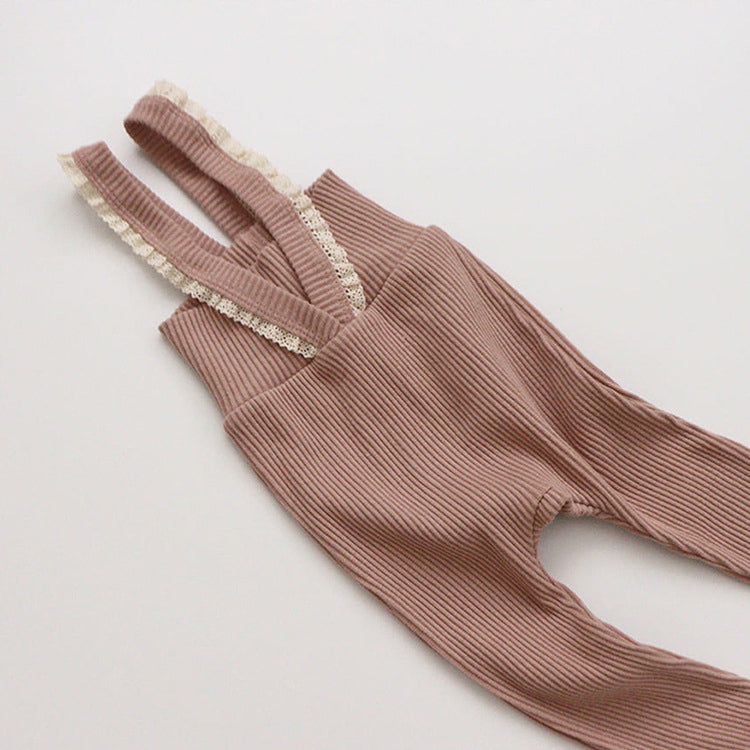 Organic Cotton Knit Pants - Rosewood
