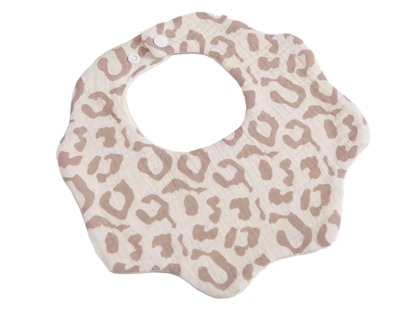 Organic Dribble Bib - Leopard