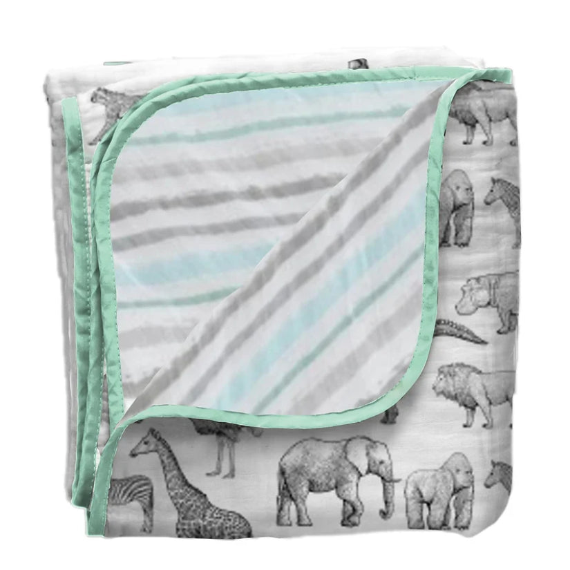 Teolaí Muslin Blanket - Safari