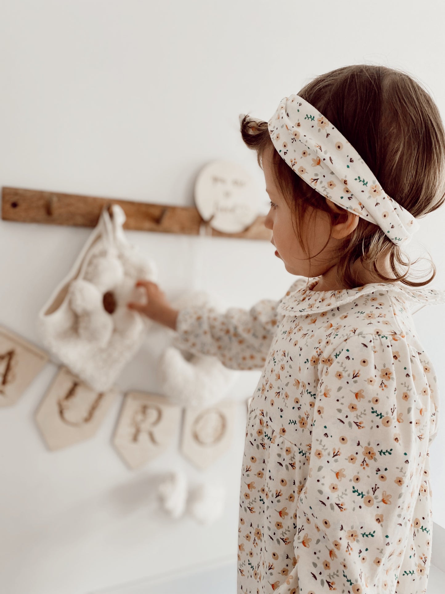 Organic Cotton Frilled Romper - Primrose