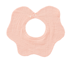 Organic Dribble Bib - Blush Collar