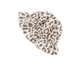 Muslin Sun Hat - Organic Cotton (Leopard)