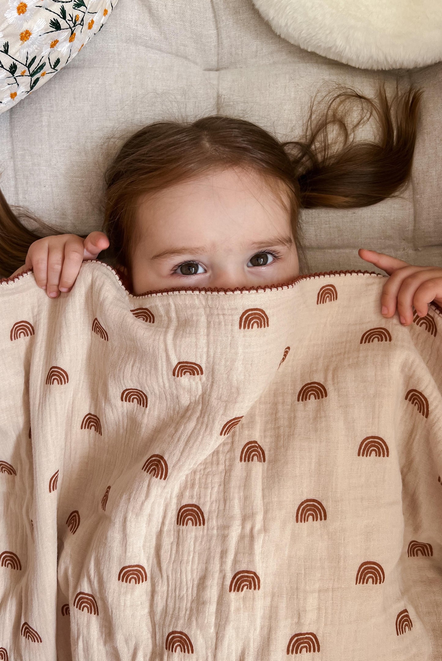 Teolaí Muslin Blanket - Rainbow