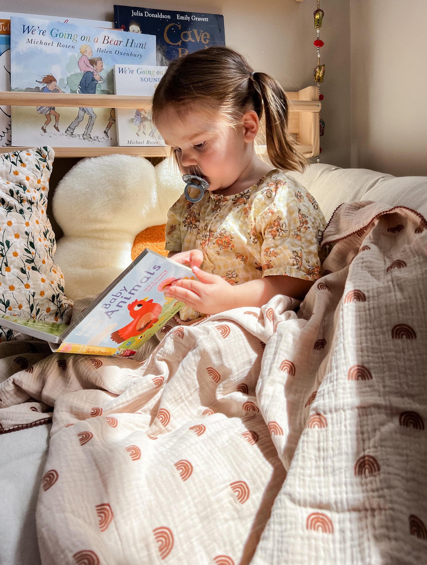 Teolaí Muslin Blanket - Rainbow