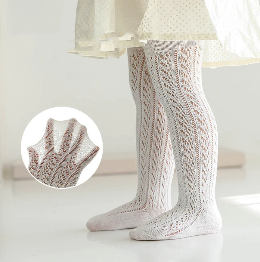 Organic Cotton Pantyhose (Off white)