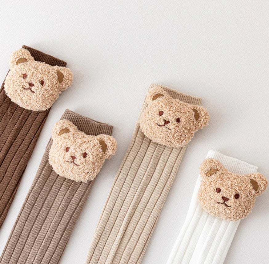 Organic Cotton Teddy Bear Socks